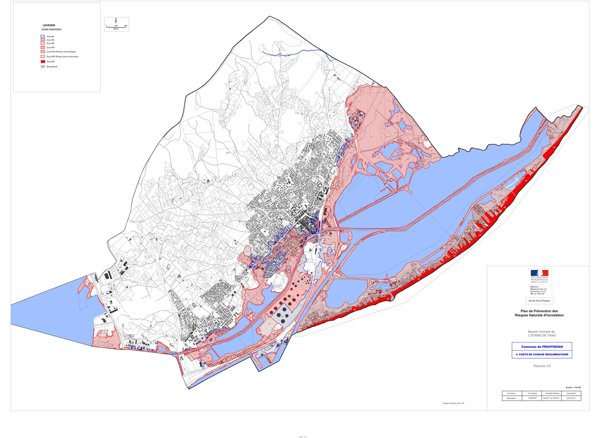 PPRI Frontignan_Plan