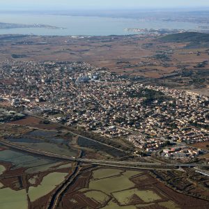 vue aérienne Frontignan la Peyrade