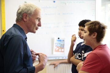 Handicap & éducation - Visite de Pierre Bouldoire à IME les Hirondelles